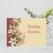 Vintage Wedding Vow Renewal Uitnodiging (Staand voorkant)