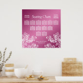 Vintage weduwenkaart 2 Roze Poster (Keuken)