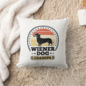 Vintage Weense Hond Opa Dachshund Shirt Ontwerp_ Kussen (Deken)