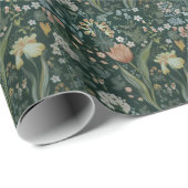 Vintage Weide Tapijt Cadeaupapier (Rol Hoek)