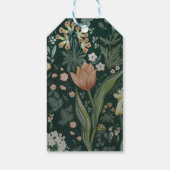 Vintage weide wandtapijt cadeaulabel (Achterkant)
