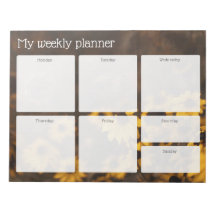 Vintage weide weekplanner