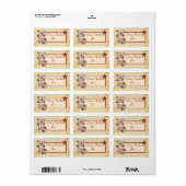 Vintage Weihnachtssterne Etiket (Full Sheet)
