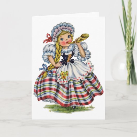 Vintage - Weinig Zwitserse Misser, Kaart (Voorkant)