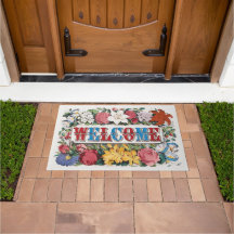 Vintage WELCOME Bloemen Housewarming Party 