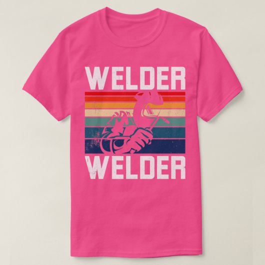 Vintage Welder Retro T-shirt (Design voorkant)