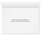 Vintage - Welkom bij Baby, (Binenzijde Horizontaal (Onderkant))