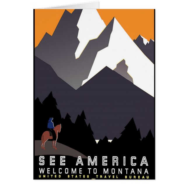 Vintage - Welkom in Montana (Voorkant)
