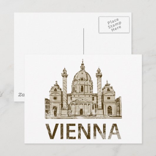 Vintage Wenen Briefkaart (Voorkant / Achterkant)