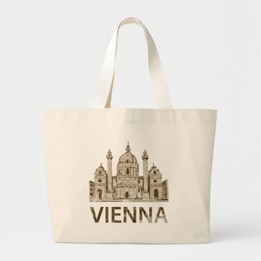 Vintage Wenen Grote Tote Bag (Voorkant)