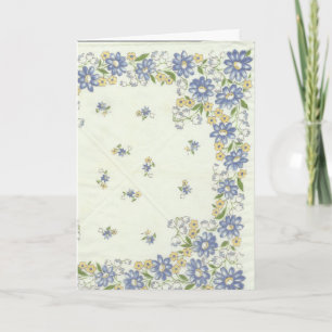 Vintage Wenskaart Hanky Kaart