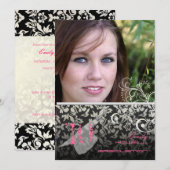 Vintage/wervelingen/damask/afstudeerhappen Kaart (Voorkant / Achterkant)