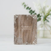 vintage wervelingen schuur hout kant landelijke br kaart (Staand voorkant)