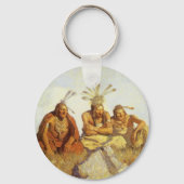 Vintage West, Guardians War or Peace door NC Wyeth Sleutelhanger (Voorkant)