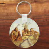 Vintage West, Guardians War or Peace door NC Wyeth Sleutelhanger (Voorkant)