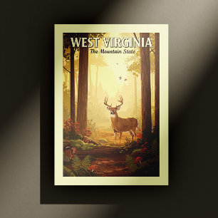 Vintage West Virginia Briefkaart