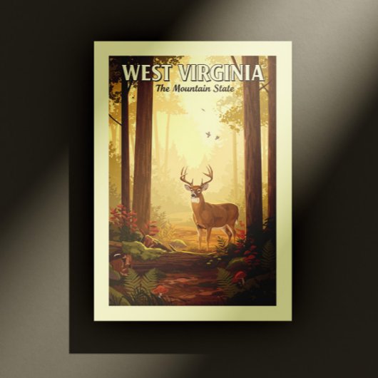 Vintage West Virginia Briefkaart