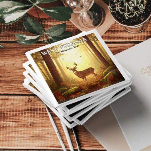 Vintage West Virginia Magneet