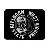 Vintage West Virginia Magneet (Horizontaal)