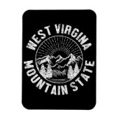 Vintage West Virginia Magneet (Verticaal)