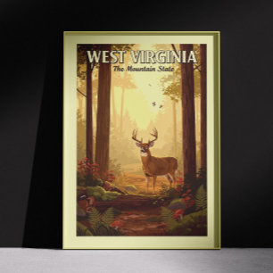 Vintage West Virginia Poster