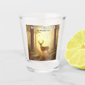 Vintage West Virginia Shot Glas (Voorkant)