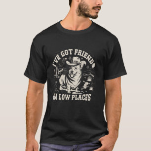 Vintage Western Cowboy Corgi Grappige Zin Ik Heb T-shirt