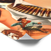 Vintage Western Pin-up Poster (Hoek)