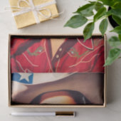 Vintage Western Pin-up Tissuepapier (Geschenk)