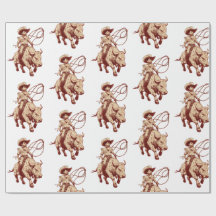 Vintage Western Ride Proud Little Cowboy