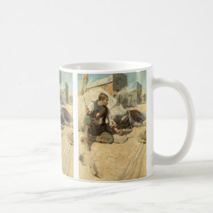 Vintage Westerse Cowboy, Hopalong door NC Wyeth Koffiemok