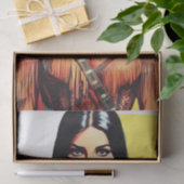 Vintage Westerse vrouw Tissuepapier (Geschenk)
