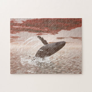 Vintage Whale legpuzzel