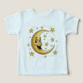 Vintage Whimsical Man in de Maan | Gouden Celesti (Design voorkant)