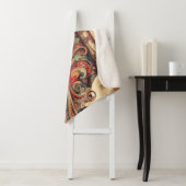 vintage/whimsisch/kerstman/Kerstmis Sherpa Deken (In situ)