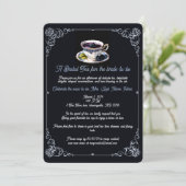 Vintage Whimsy Braam Bruids Bruiloft Feest Kaart (Staand voorkant)