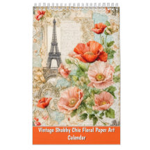Vintage Whispers – Shabby Chic Bloemige Papierkuns
