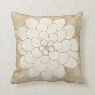 Vintage White Dahlia Floral Wedding Kussen
