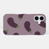 Vintage Whole Eggplant Pattern iPhone 16 Hoesje (Achterkant horizontaal)