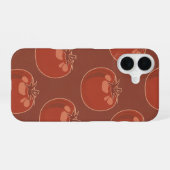Vintage Whole Tomato Pattern iPhone 16 Hoesje (Achterkant horizontaal)