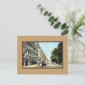 Vintage Wiesbaden Duitsland Wilhelmstrasse Briefkaart (Staand voorkant)