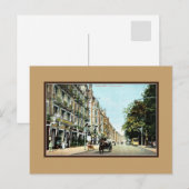 Vintage Wiesbaden Duitsland Wilhelmstrasse Briefkaart (Voorkant / Achterkant)