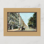 Vintage Wiesbaden Duitsland Wilhelmstrasse Briefkaart (Voorkant)
