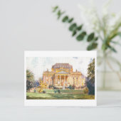Vintage Wiesbaden Konigl Hoftheater Germany Briefkaart (Staand voorkant)