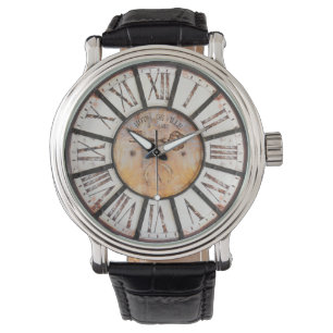 VINTAGE WIJZERPLAAT roman cijfers Horloge
