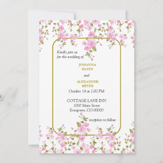Vintage Wildblumen  Kaart