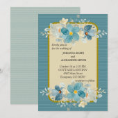 Vintage Wildblumen  Kaart (Voorkant / Achterkant)