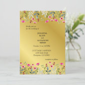 Vintage Wildblumen Kaart (Staand voorkant)