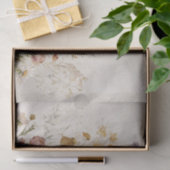 Vintage Wilde Bloemen & Boeken Tissuepapier (Geschenk)