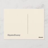 Vintage Wilde Rozen Briefkaart (Achterkant)